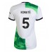 Liverpool Ibrahima Konate #5 Voetbalkleding Uitshirt Dames 2023-24 Korte Mouwen